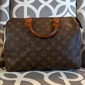 Louis Vuitton Brown Monogram Satchel
